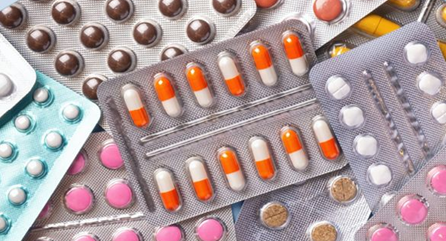 medicines and tablets